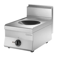 Patelnia ind. wok 650, B400, 5kW