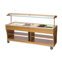 Wózek bufet., grzew., 6x 1/1 GN