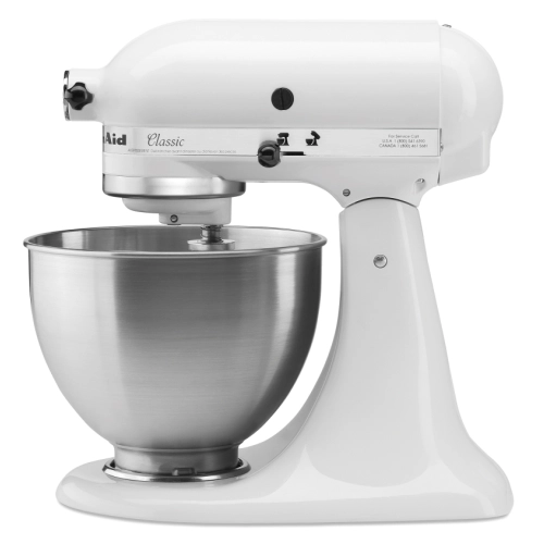 KitchenAid 5K45SSEWH, biały, 4,28L