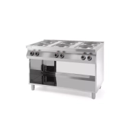 Kuchnia elektryczna 6-płytowa Kitchen Line na podstawie otwartej