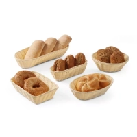 Koszyk - prostokątny z polirattanu - 230x180x70 mm