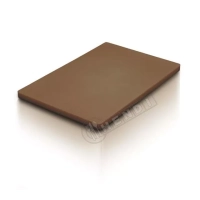Deska do krojenia HACCP 600x400 mm - brązowa
