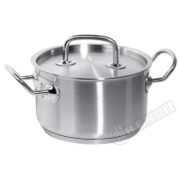 Garnek średni KITCHEN LINE z pokrywką 15 l