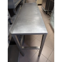 Stół przyścienny z półką 1500x450x850