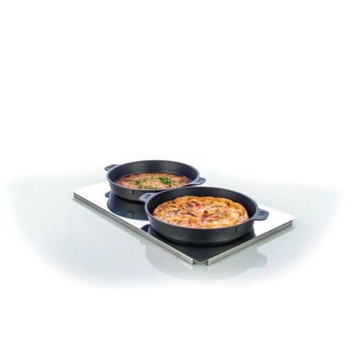 Zestaw dużych form do smażenia i pieczenia ( 2 szt., śr. 25 cm + taca)