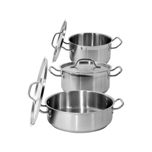 GARNEK NISKI Z POKRYWKĄ ZE STALI NIERDZEWNEJ 32x16CM 12,9L Yato YG-00043