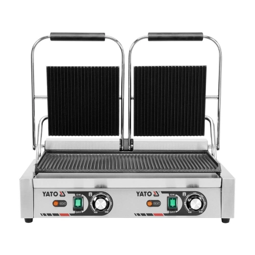 PODWÓJNY GRILL KONTAKTOWY RYFLOWANY 58CM, 3,6KW Yato YG-04560