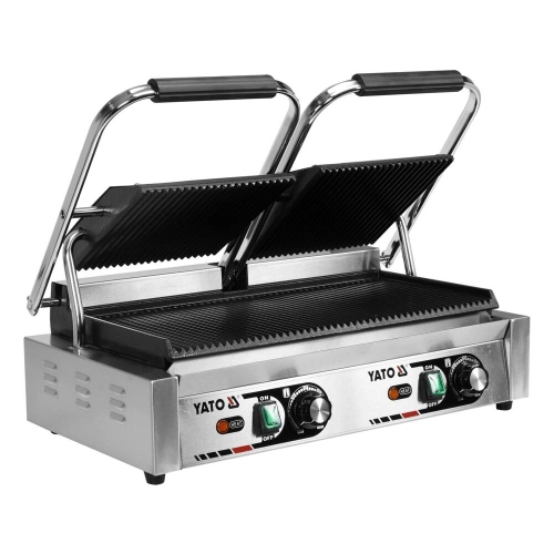PODWÓJNY GRILL KONTAKTOWY RYFLOWANY 58CM, 3,6KW Yato YG-04560