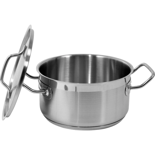 GARNEK NISKI Z POKRYWKĄ ZE STALI NIERDZEWNEJ 20x10,5CM 3,3L Yato YG-00040