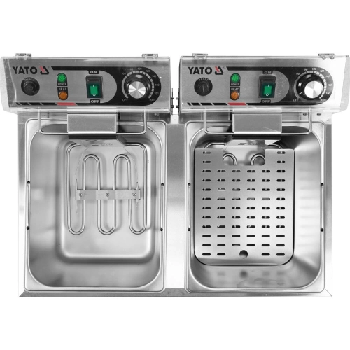 FRYTOWNICA PODWÓJNA 2x8L 2x3,3kW Yato YG-04623