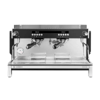 Ekspres do kawy 2-grupowy EX3 2GR B PID Smartsteam | 3,35 kW | 770x575x465 mm | Top Version