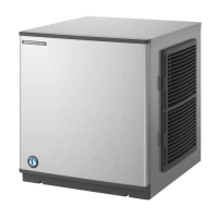 Kostkarka do lodu Hoshizaki KMD-210ABE-HC | 210 kg/24h | chłodzona powietrzem | kostka półksiężyc | 38x29x13 mm