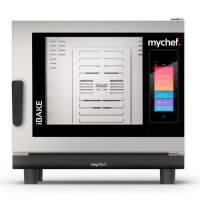 Piec konwekcyjno-parowy elektryczny | piekarniczo-cukierniczy | automatyczny system myjący | 4x600x400 | 7,3 kW | 400 V | Mychef iBake 4E TSC | System