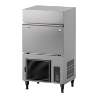 Kostkarka do lodu Hoshizaki IM-45PE-U-25 | 47 kg/24h | chłodzona powietrzem | sanityzacja UVC | kostka sześcian | 25x25x23 mm