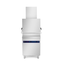 Zmywarka kapturowa z odzyskiem ciepła | kosz 500x500 mm | 3 cykle mycia | 820x750x2012 mm | 8,7 kW | RQ102B-HR