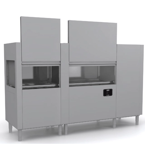 Zmywarka tunelowa KRUPPS EVOLUTION LINE | moduły mycia wstępnego, płukania końcowego, odzysku ciepła | EVO411