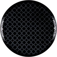 4280 Marrakesz Talerz płytki 20 cm , czarny