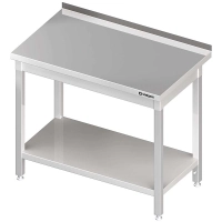 Stół przyścienny z półką 1700x700x850 mm skręcany