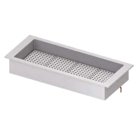 Wanna neutralna do ekspozycji na lodzie 4xGN 1/1 1480x620x210 mm