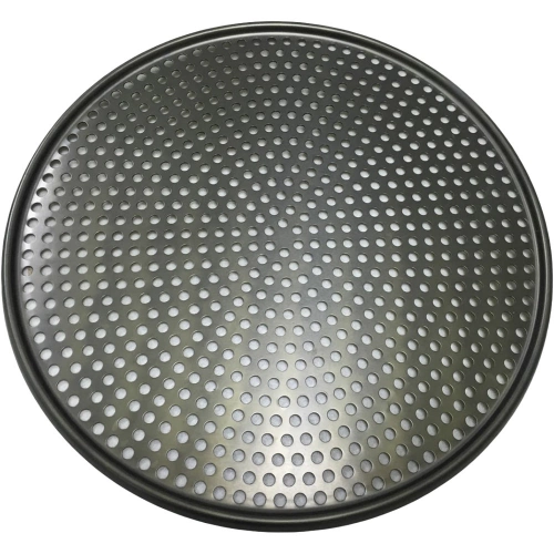 Blacha do pizzy, aluminiowa, anodowana, perforowana ? 330 mm