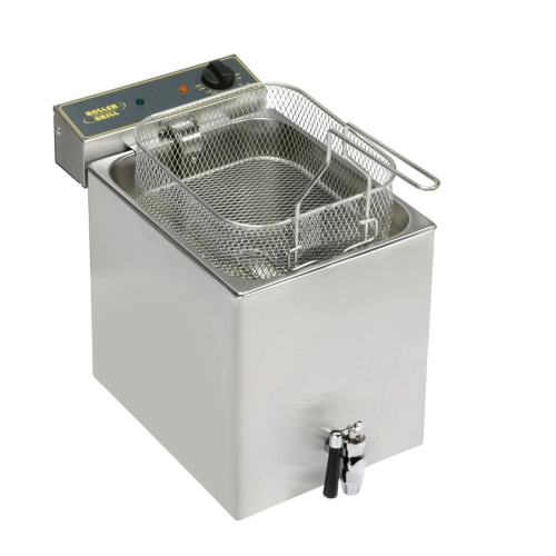 Frytownica nastawna, 1-komorowa z kranem, V 12 l, P 6.4 kW